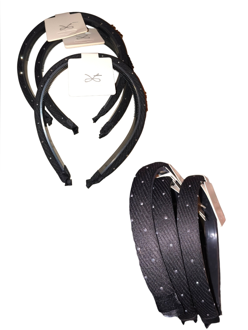 Black Sparkle Headbands - Women Accessories